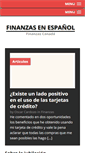 Mobile Screenshot of blog.finanzas.ca
